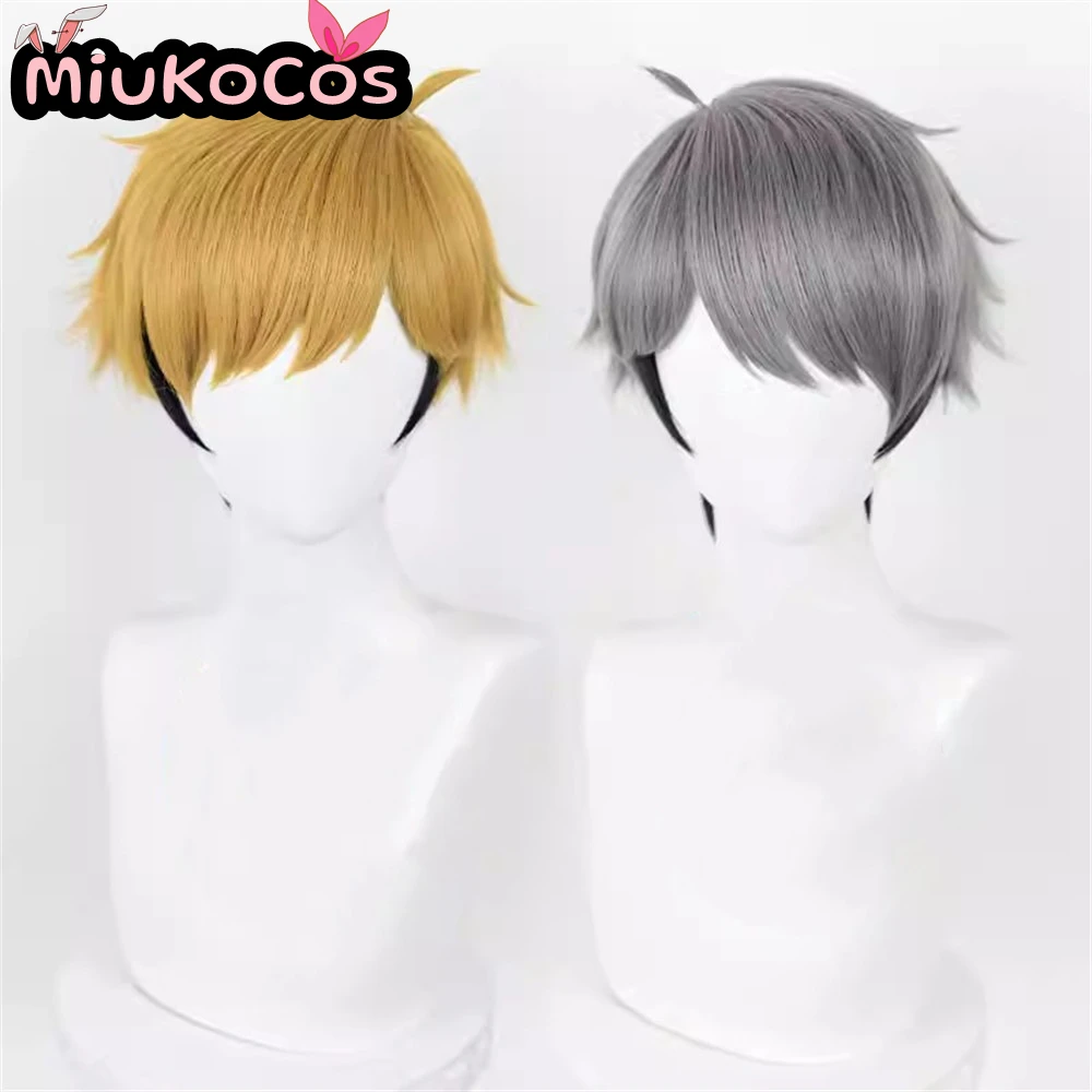 IN STOCK Miya Osamu Miya Atsumu Cosplay Wig MiukoCosplay Anime Haikyu!! Cosplay 3