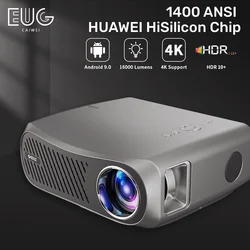 Proyector 4k wifi Android 5G Full HD 1080P para cine en casa Proyectores de vídeo de 15000 lúmenes para cine en casa Proyector de cine 1400 ANSI