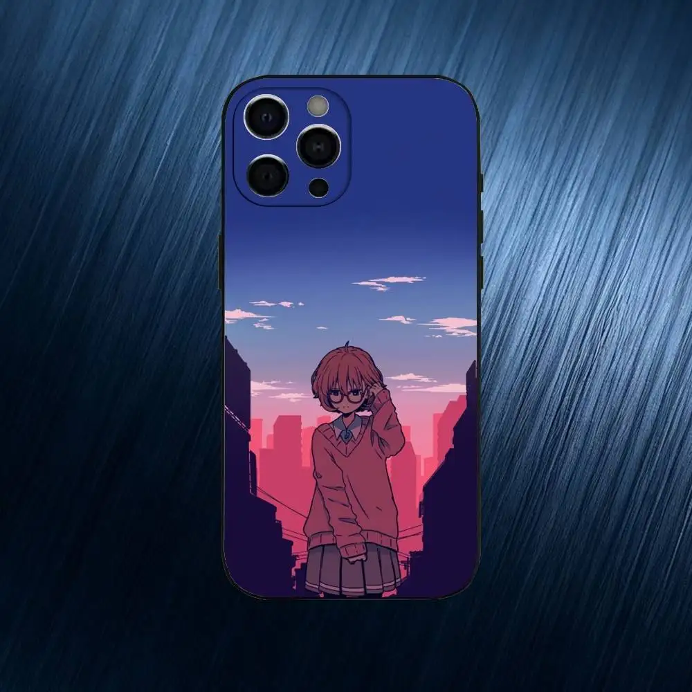 Anime B-Beyond de grens telefoonhoesje voor iPhone 17,16,15,14,13,12,11 Plus, Pro Max, zachte siliconen hoes