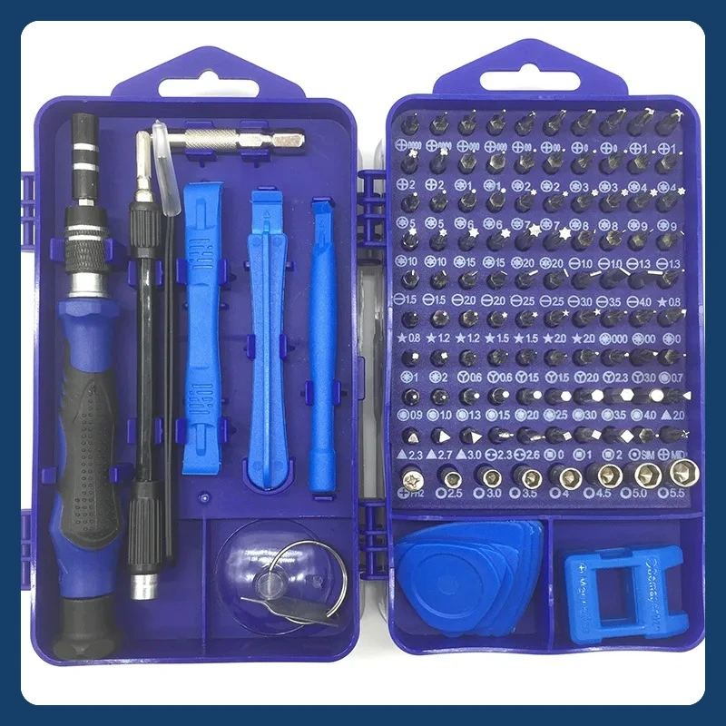 Hot-selling 115-in-1 Screwdriver Set, Multifunctional Magnetic Repair Tool Kit, Suitable for Laptops, Phones, and Home Repairs