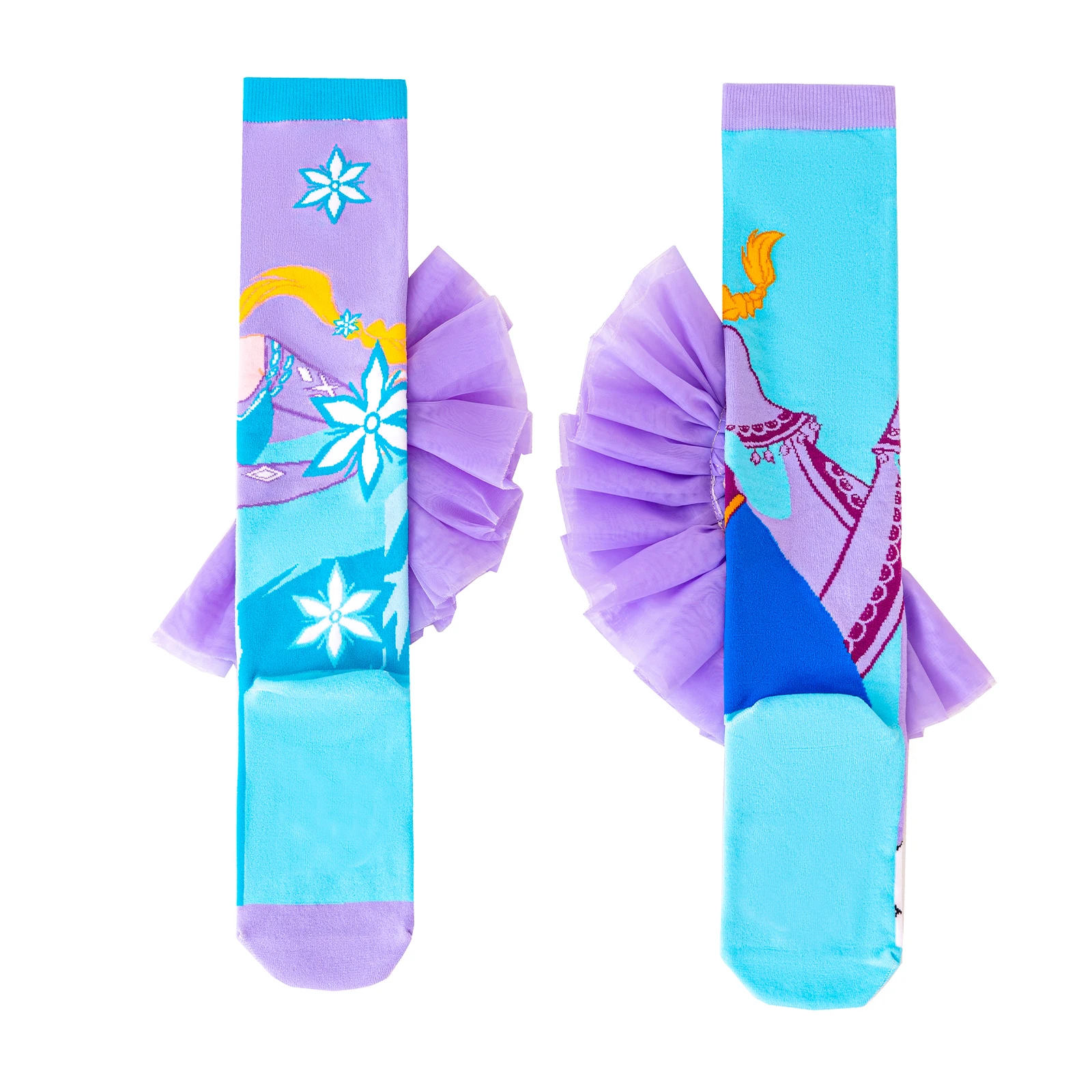 Fun girl high socks, princess knee high socks, cute and fashionable girl socks