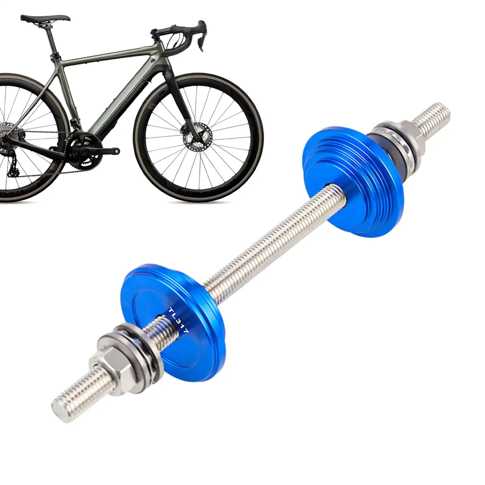 

Bike Bottom Bracket Installation Tool Headset Bottom Bracket Installer For Bike Aluminum Alloy Maintenance Gadget For Road