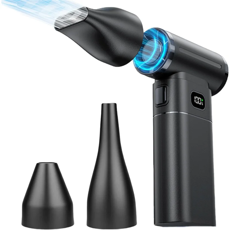 J1UL1N Cordless Paint Pouring Supply Blower, Mini Paint Dryer For Acrylic, For Fluid Art, Watercolor, Dutch Pour-Complete Set