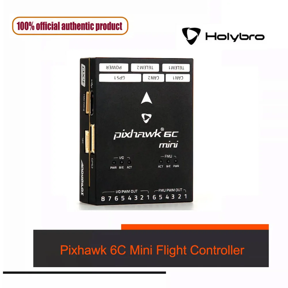 

Holybro Pixhawk 6C Mini Flight Controller with PM02 V3 12S/PM06 14S Power Module and M9N/M10 GPS for RC Multirotor Airplane