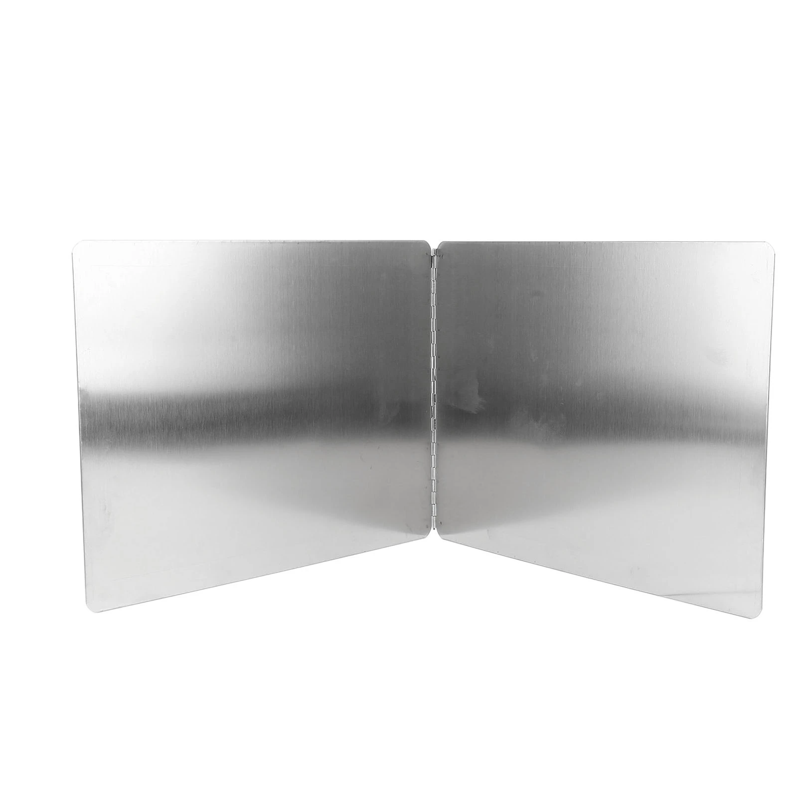 Stove Grease Shield 2 Sided Heat Resistant Anti Stick Coating Stainless Steel Stove Splatter Guard for Kitchen