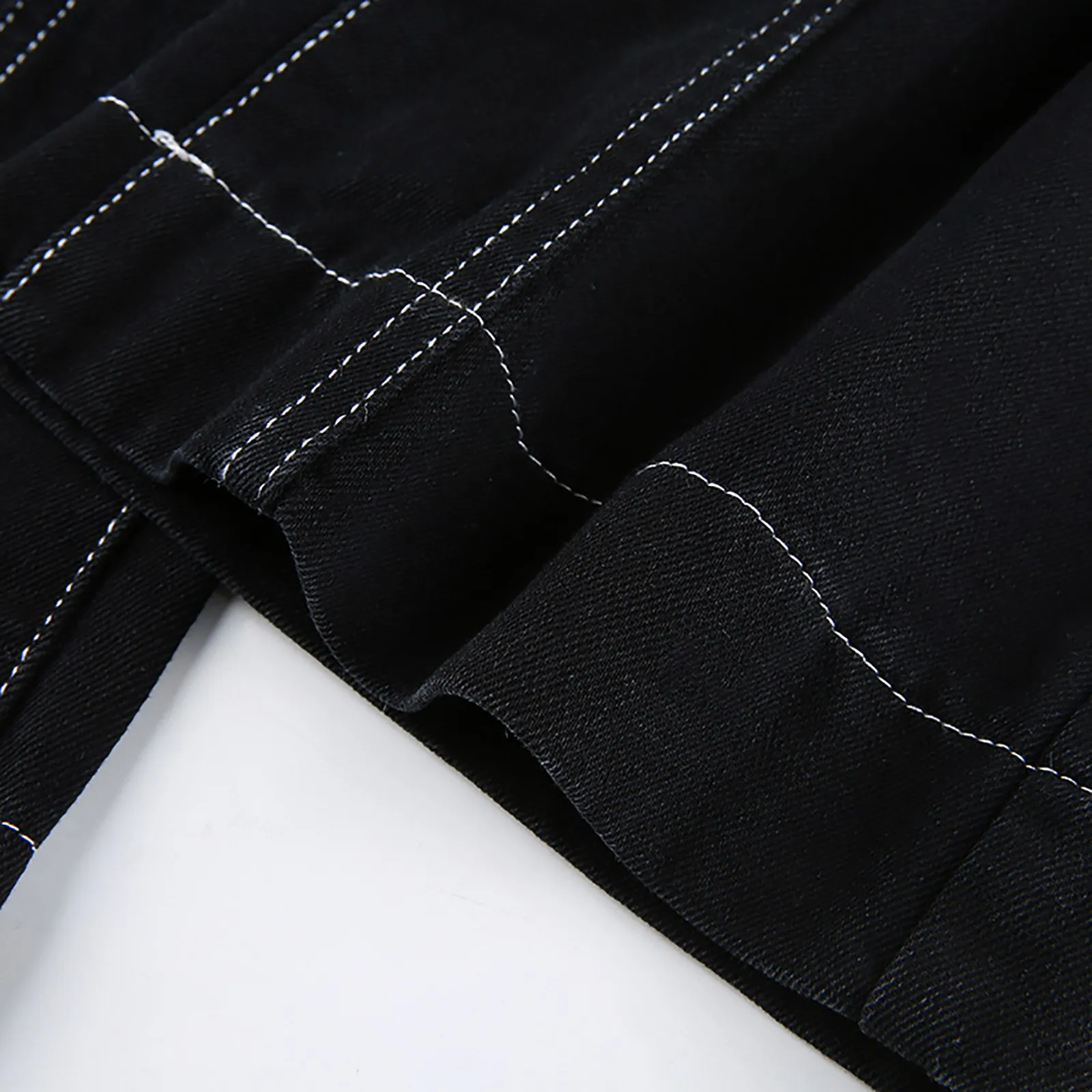 High-Waisted Slimming Fashion Casual Jeans Women's Decorated Lace-Up Jeans Women's Loose Harem Pants Elastic Waist Women Pants
