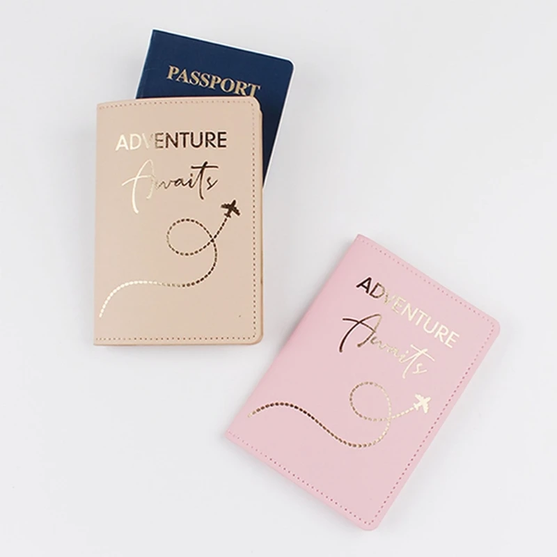 Fashionable Lover Couple Passport Cover Gift for Travelers Credit Card Holder