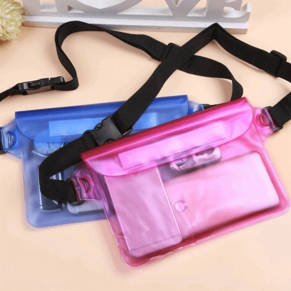 Shoulder Bag PVC Underwater Waist Bag Floating Transparent Phone Bags Case Compact Adjustable Phone Pouch Outdoor