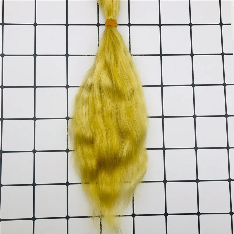 10 Grams / Bag 9 Colors Reborn Doll Mohair Wig DIY BJD OB11 Doll Reborn Baby Dolls Pure Mohair Black Gold Hair for Rebirth Doll