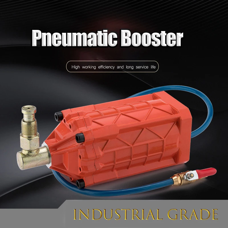 Industrial Grade Pneumatic Jack Booster Portable Pneumatic Booster Pump 20/24MM Hydraulic Vertical Conversion Shop Aid Tools