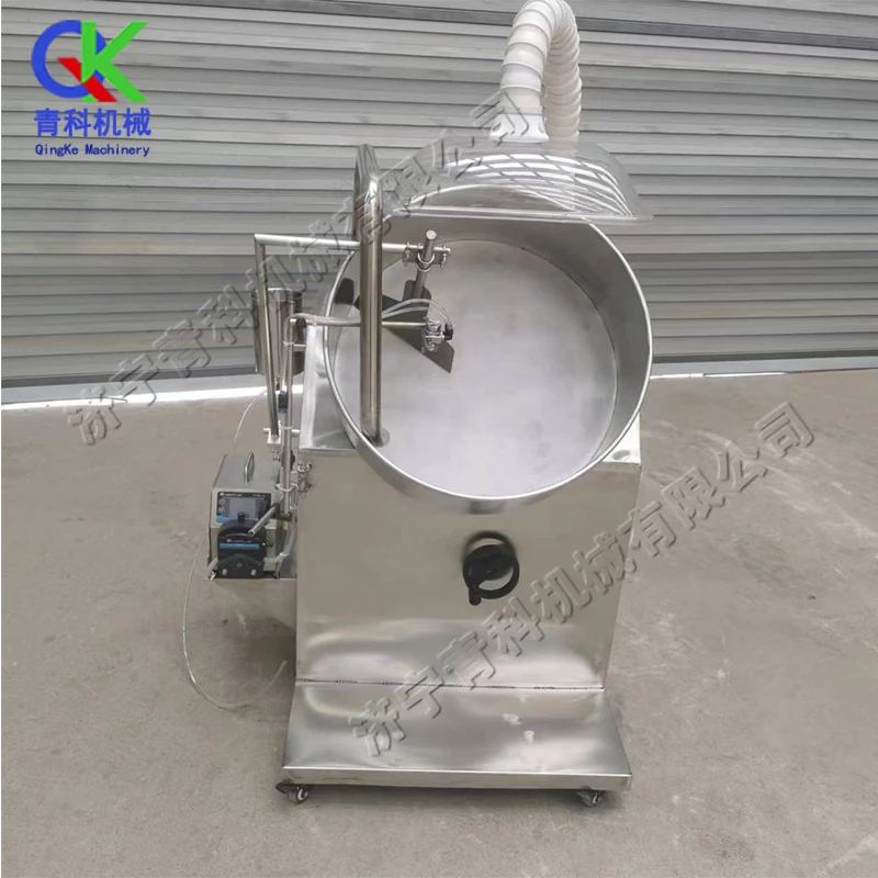 Sludge powder granulation equipment Small stainless steel disc granulator Powder ball making machine