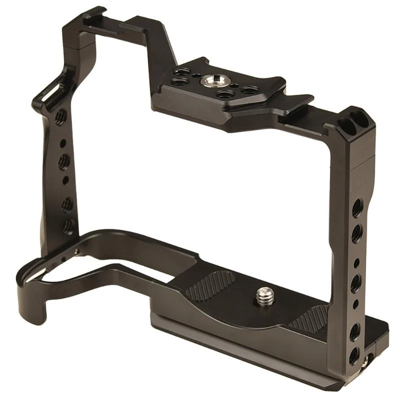 Gaiola câmera liga alumínio para câmeras Registro vídeo Rig Rig Mounting Point Expanda os acessórios da sua