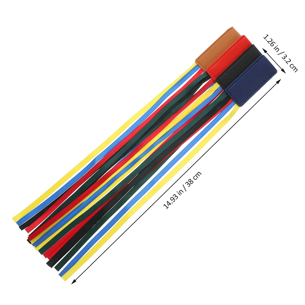 5 Pcs Webbing Belt Ribbon Bookmark Reusable Page Marker Markers Students Man