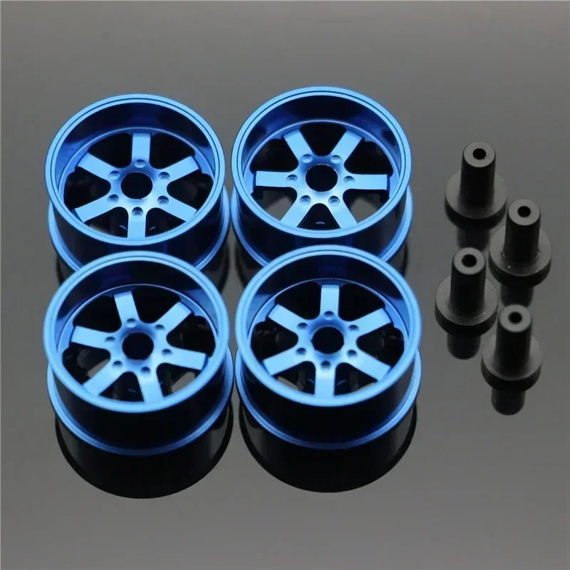 

Middle Diameter Lightweight Wheels Self-made Parts For Tamiya MINI 4WD Colored Wheel w/Aluminum Disc L005 1Set /lot