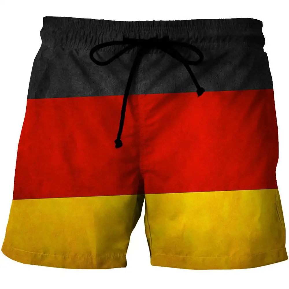 

Summer Flag Swimwear Shorts Breathable Surf Board Shorts Men's Vacation Beach Shorts Quick Dry Swimsuit Casual Sports Trunks Boy