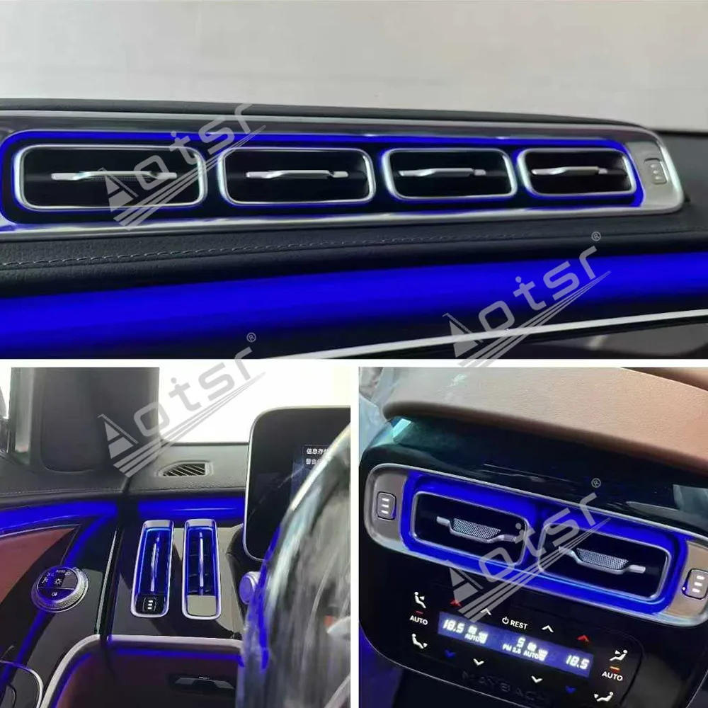 

Atmosphere lamp For Mercedes-Benz New S-Class W223 Two-Piece Set Interior Atmosphere Lights Auto Decorative Neon Lamp