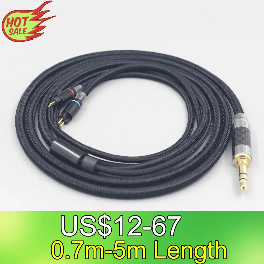 

6.5mm XLR 4.4mm Super Soft Headphone Nylon OFC Cable For 0.78mm BA Custom W4r UM3X UM3RC JH13 High LN007549