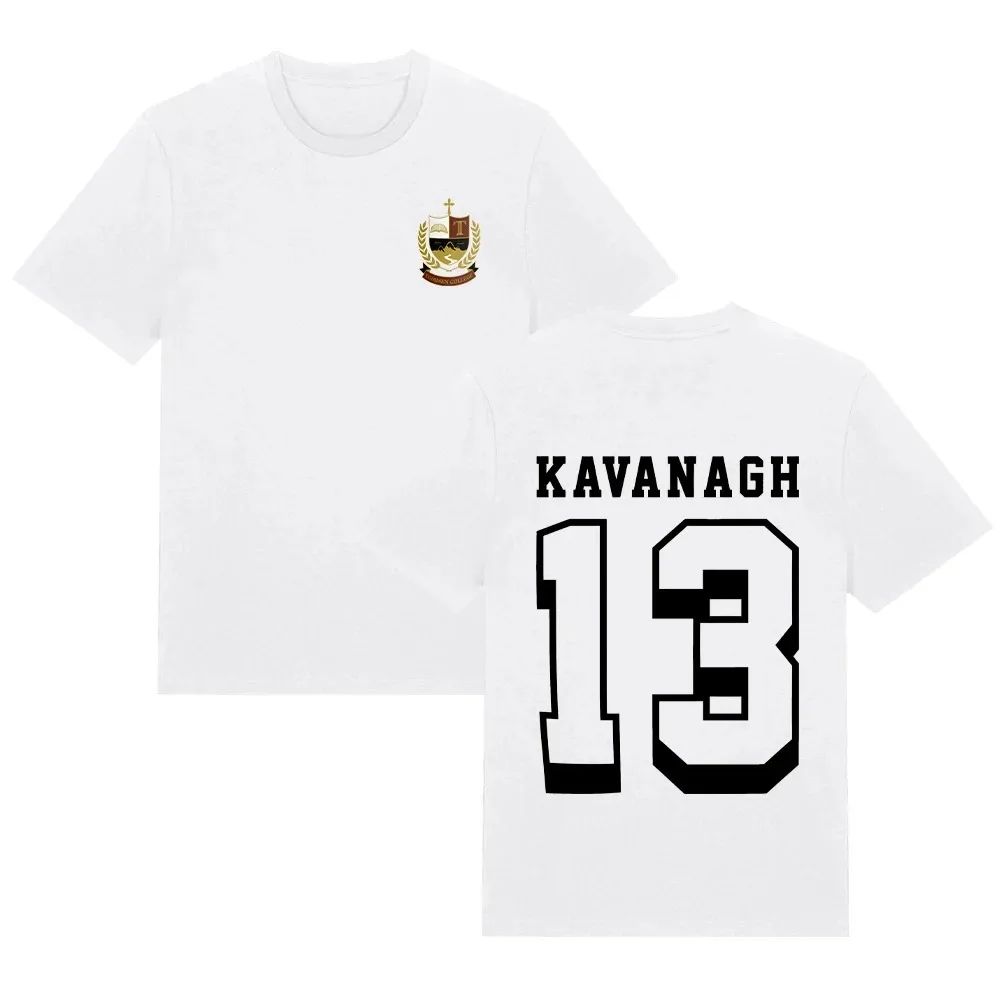 Camiseta de verano unisex para niños de Tommen, camiseta con estampado estético Kavanagh 13, camiseta informal de algodón, camiseta holgada Y2K