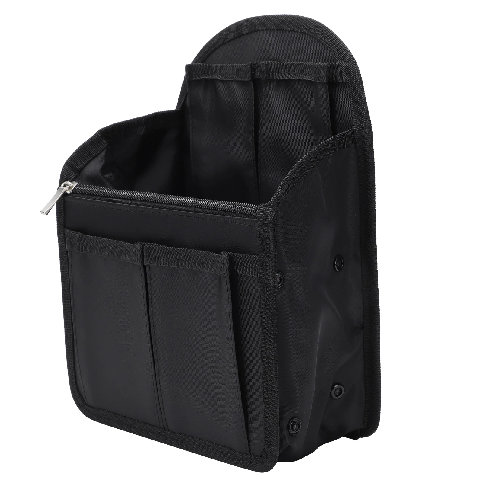 Sac à Dos Portable de Grande Capacité, Rangement Simple, Style Coréen, Fourre-Tout Noir, Conteneur Moyen