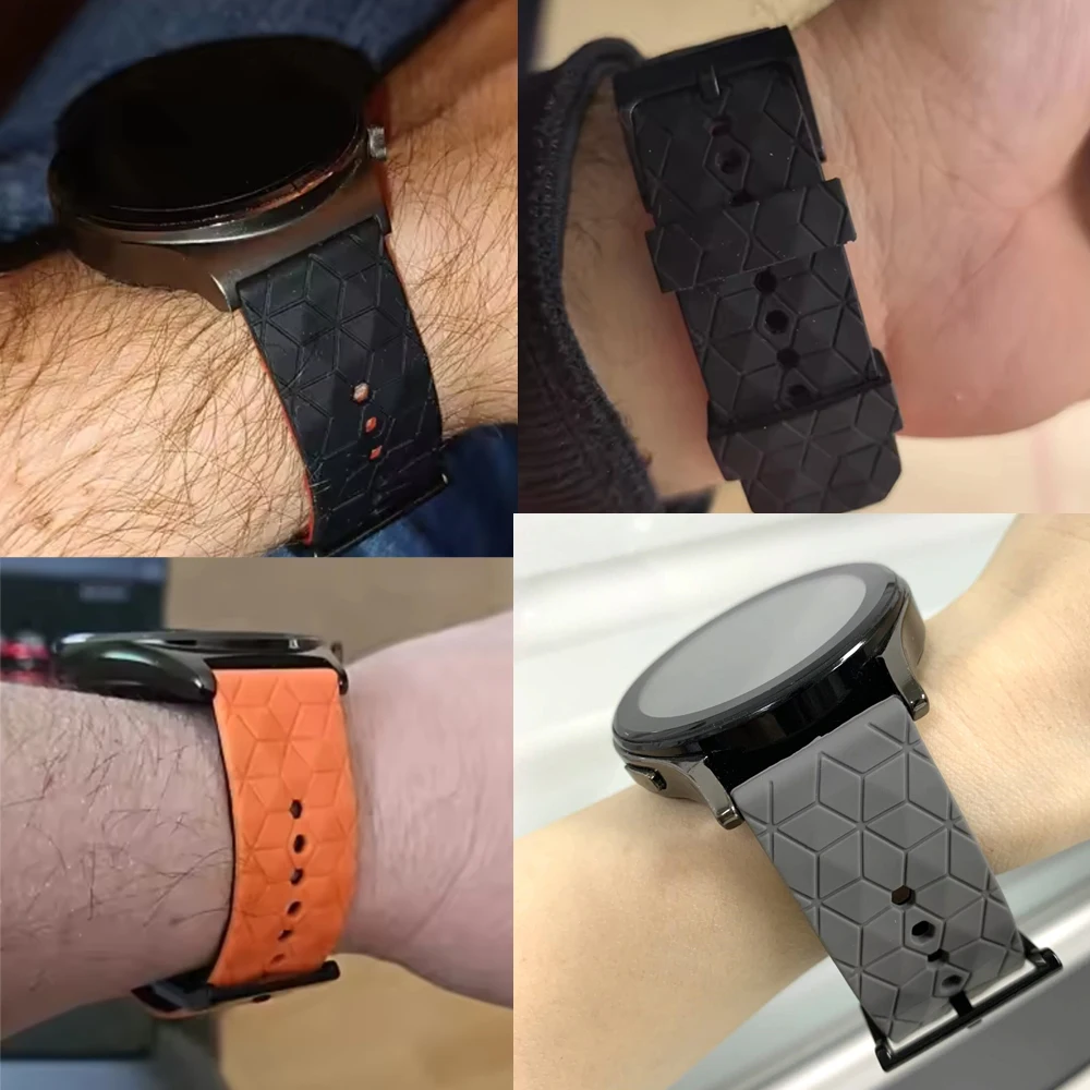 22 مللي متر 20 مللي متر سيليكون لينة حزام ل Garmin Venu sq 2 3 Vivoactive 5 6 4 Forerunner 570 165 265 255 الموسيقى سوار رياضي حزام الساعات
