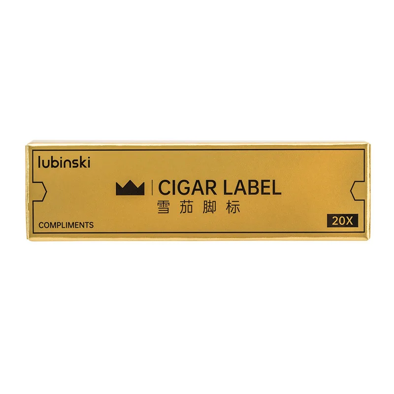 LUBINSKI Cigar Label Repair Cigar Burst Foot Fixed Nightshade Anti-cracking Cigar Toe Label Accessories