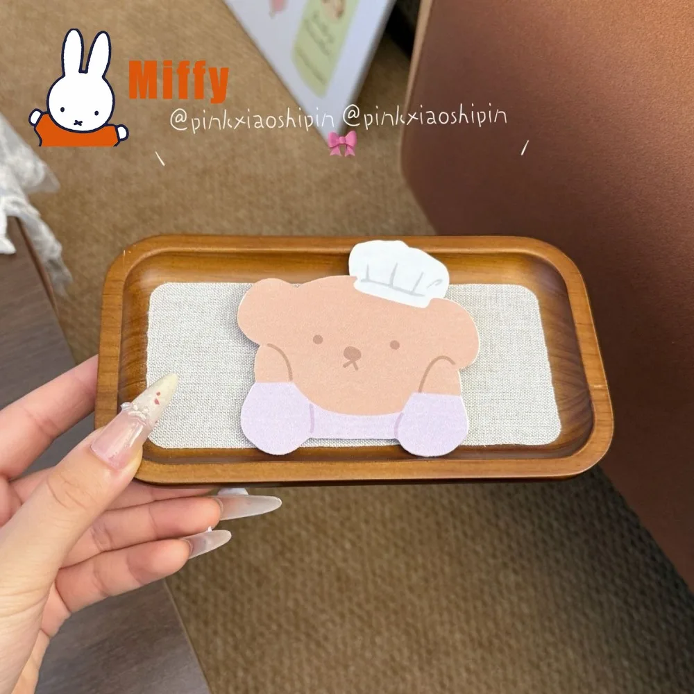 Kawaii Miffy Hair Velcro Cute Rabbit Bear Bangs Paste Cartoon Sweet Small Broken Hair Fixing Patch Makeup Washing Styling Gift - view 3