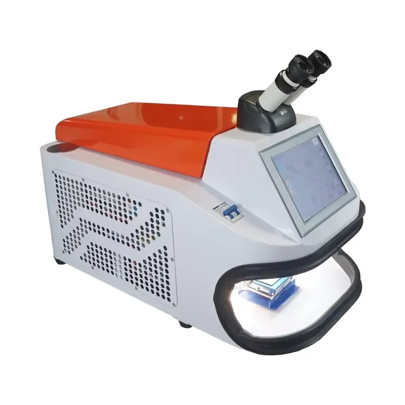 150w Mini White Color Yag Welding Machine for Gold Silver Welding