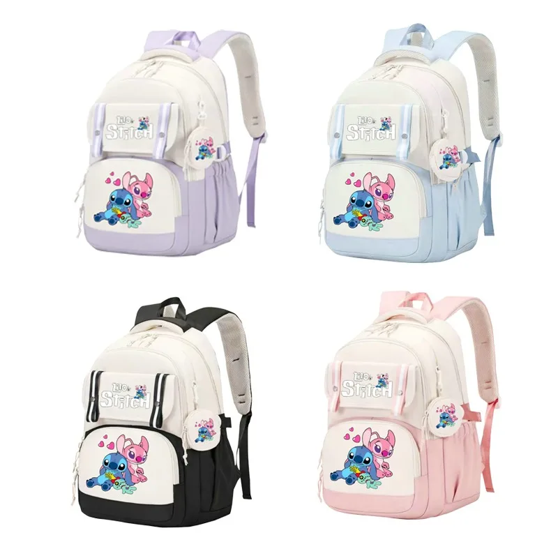 

Stitch Cartoon Backpack Large Capacity Backpack Birthday Gift Suitable For School Travel Picnics And A Stylish Backpack