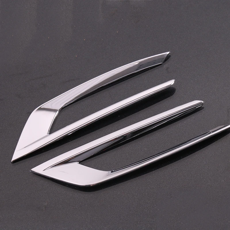 

Car Exterior Accessories 2pcs ABS Chrome Front Fog Light Lamp Cover Trim Decoration Fit For Volvo XC60 2018 2019 2020 2021 2022