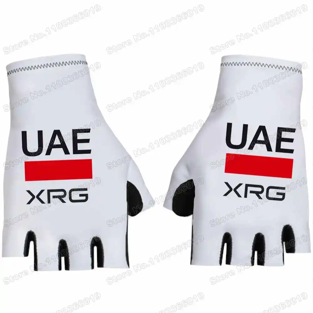 2026 إسحاق ديل تورو الإمارات العربية المتحدة فريق الدراجات قفاز المكسيك-بطل دراجة هلام نصف اصبع قفاز دراجة نارية Cyclocross MTB القفاز