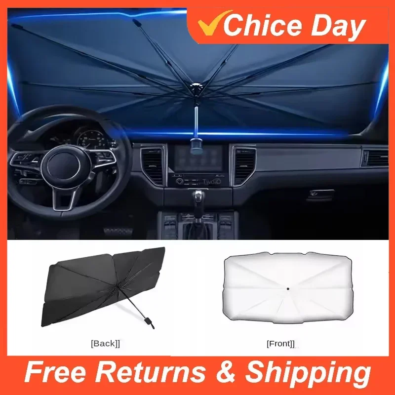 Car Sunshade Umbrella Sun Shade Protector Parasol Summer Sun Interior Windshield Protection Accessories For Auto Shading Amagi