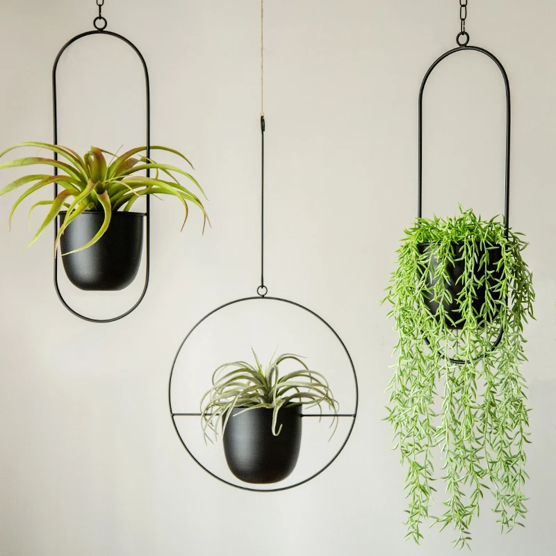 Étagère murale suspendue pour pots de plantes, support pour plantes d'intérieur, support pour fleurs, pots de balcon, meubles de jardin, présentoir extérieur, support pour plantes, étagère en pot, meubles de balcon, étagères murales flottantes