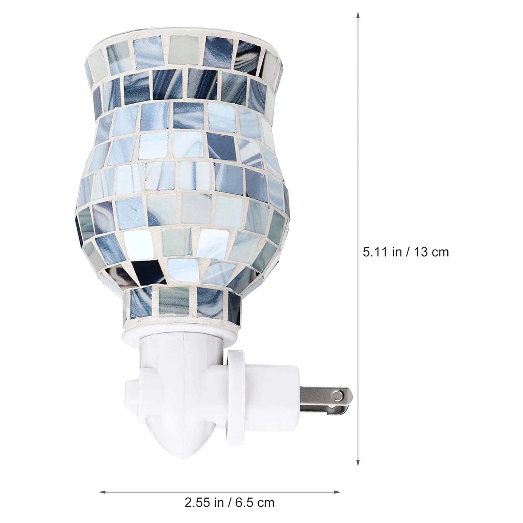 Mosaic Creative Night Light Melting Wax Aromatherapy Essential Oil Lamp Wall-Mounted Wall-Mounted Home US Plug