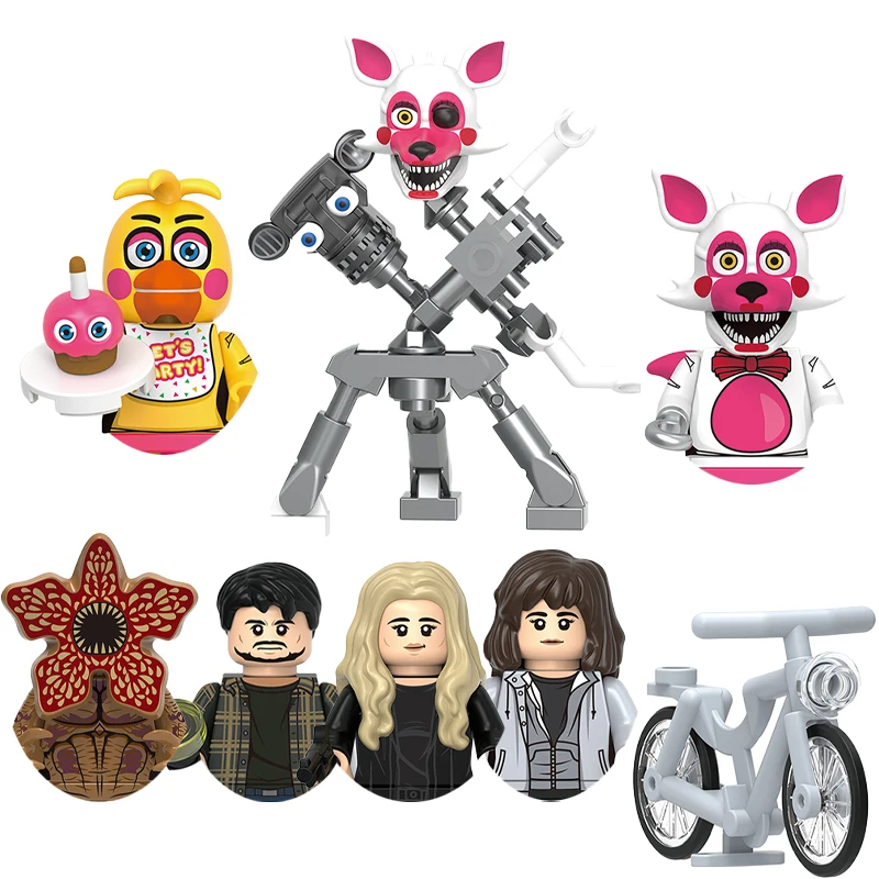 2025 nueva película TV VE0132-0137 ladrillos Mangle para juguetes regalos Mini figuras de acción niños bloques de construcción para niños Navidad