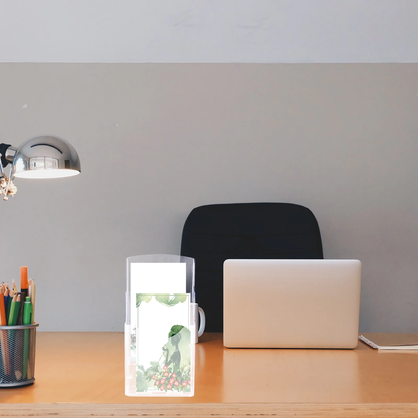 

Business Card Holder Clear Plastic Name Card Stand For Office Desk Organizer Business Cards Display Storage Rack