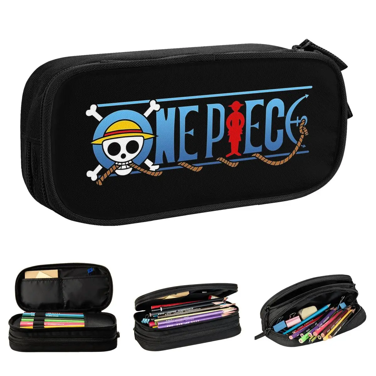 

Модные цельные пеналы с шрифтом, пеналы с пиратским флагом, держатель для ручек для девочек и мальчиков, сумка для студентов, школьные подарки, аксессуары