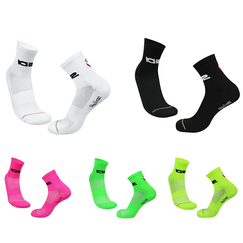 

Breathable Pro Racing Men and Bike Socks Outdoor Women Sports Road Cycling Socks Calcetines Ciclismo Hombre