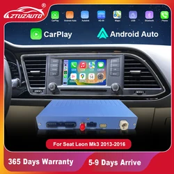 Wireless CarPlay for Seat Leon MK3 2013-2016 , with Android Auto Mirror Link AirPlay Car Play Navigation Support rear camera
