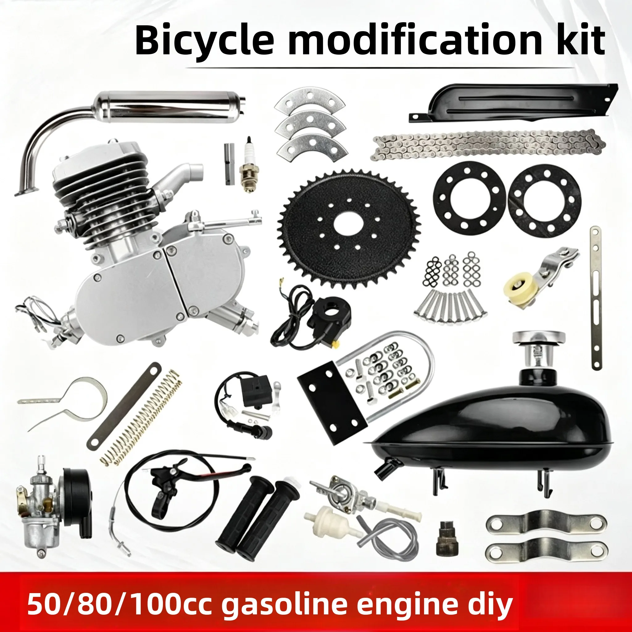 Bicycle  Engine Modification Accessories 2 Stroke 50 80 100CC Engine DIY Small Whole Car Kit