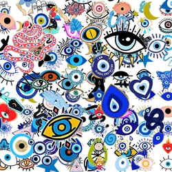 9/20/50Pcs Turkish Evil Eye Graffiti Stickers Personality Graffiti Sticker Toy Skateboard Computer Refrigerator Desk Decoration