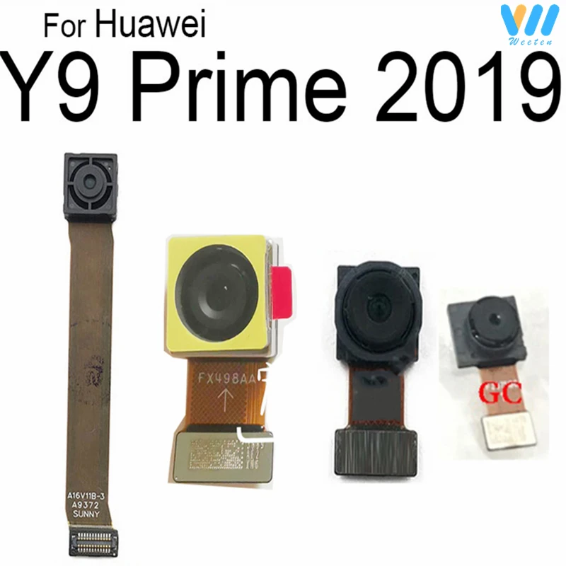 For Huawei Y9S Front Small Camera Rear Main Back Big Camera Flex Cable Parts Y9 2018 2019/Y9 Prime 2019 STK-L21/L22 LTK-LX3 New