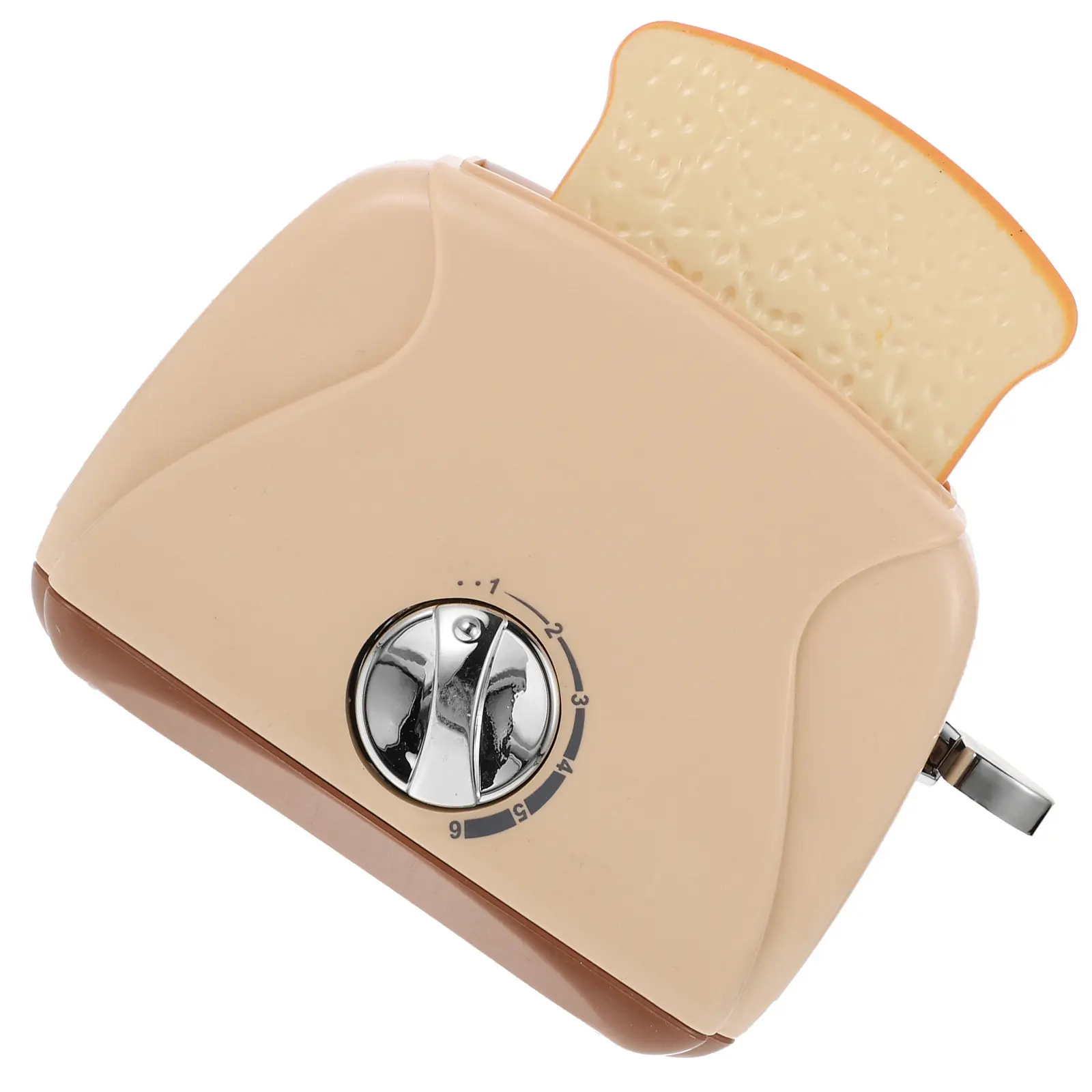 

1Pcs Toaster Machine Bread Miniature Simulated Creative Play House Supply Educational Kids Gift Light Sound Effects