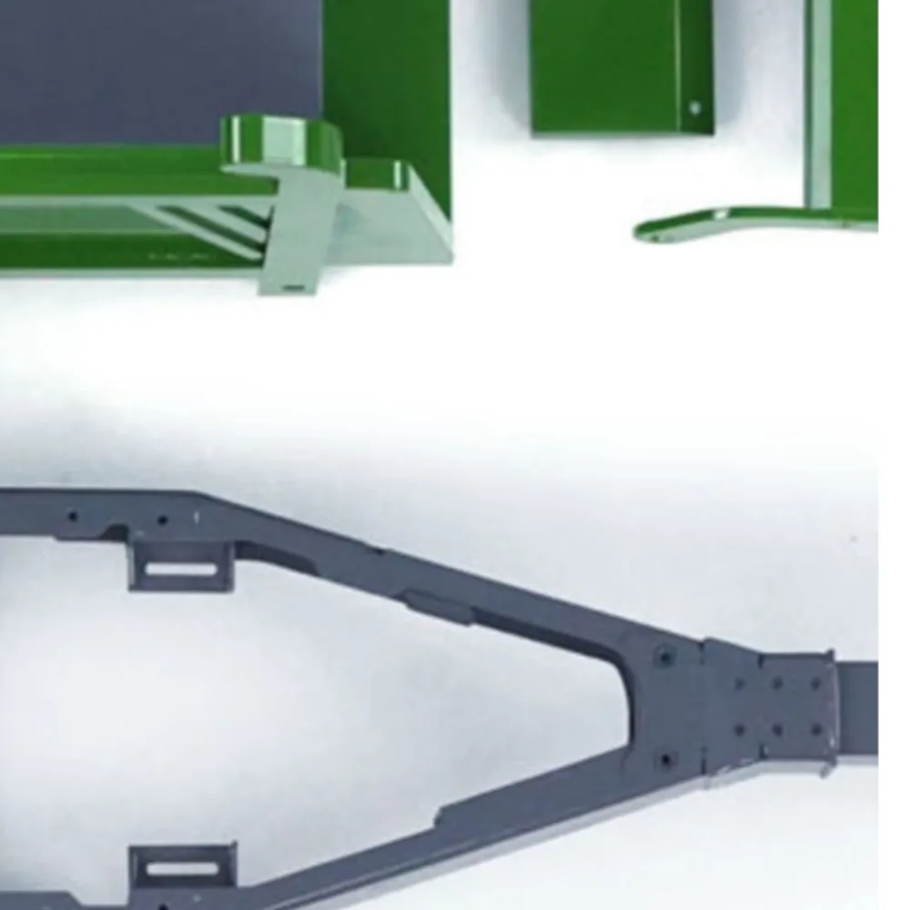 

Toys LESU 1/14 Remote Control 2-Axle Hydraulic Trailer DIY Painted RC Self-dumping Full Trailers TOUCAN Model for Boys THZH1772