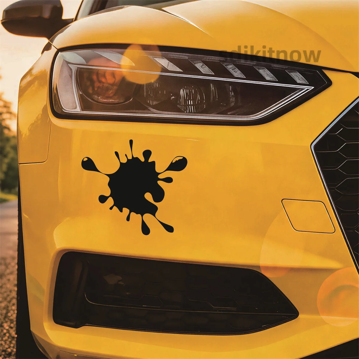 Ink Splash scratch cover car sticker Waterproof Vinyl  Accessory For Volkswagen Audi BMW Ford Mini Tesla Honda Toyota Renault