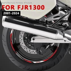 Motorcycle Wheel Sticker Waterproof Rim Decal 17 Inch Strip Tape for Yamaha FJR 1300 FJR1300 Accessories 2001-2024 2023 2022