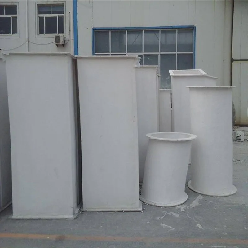 FRP Air Duct Basement Inorganic FRP Ventilation Duct Rectangular Circular Smoke Prevention and Exhaust Glass Fiber Air Duct