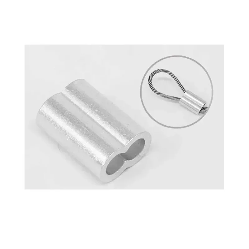 

Steel Wire Rope Aluminum Clamp 8 Shaped Sleeve 1.0mm 1.5mm 2mm to 12mm