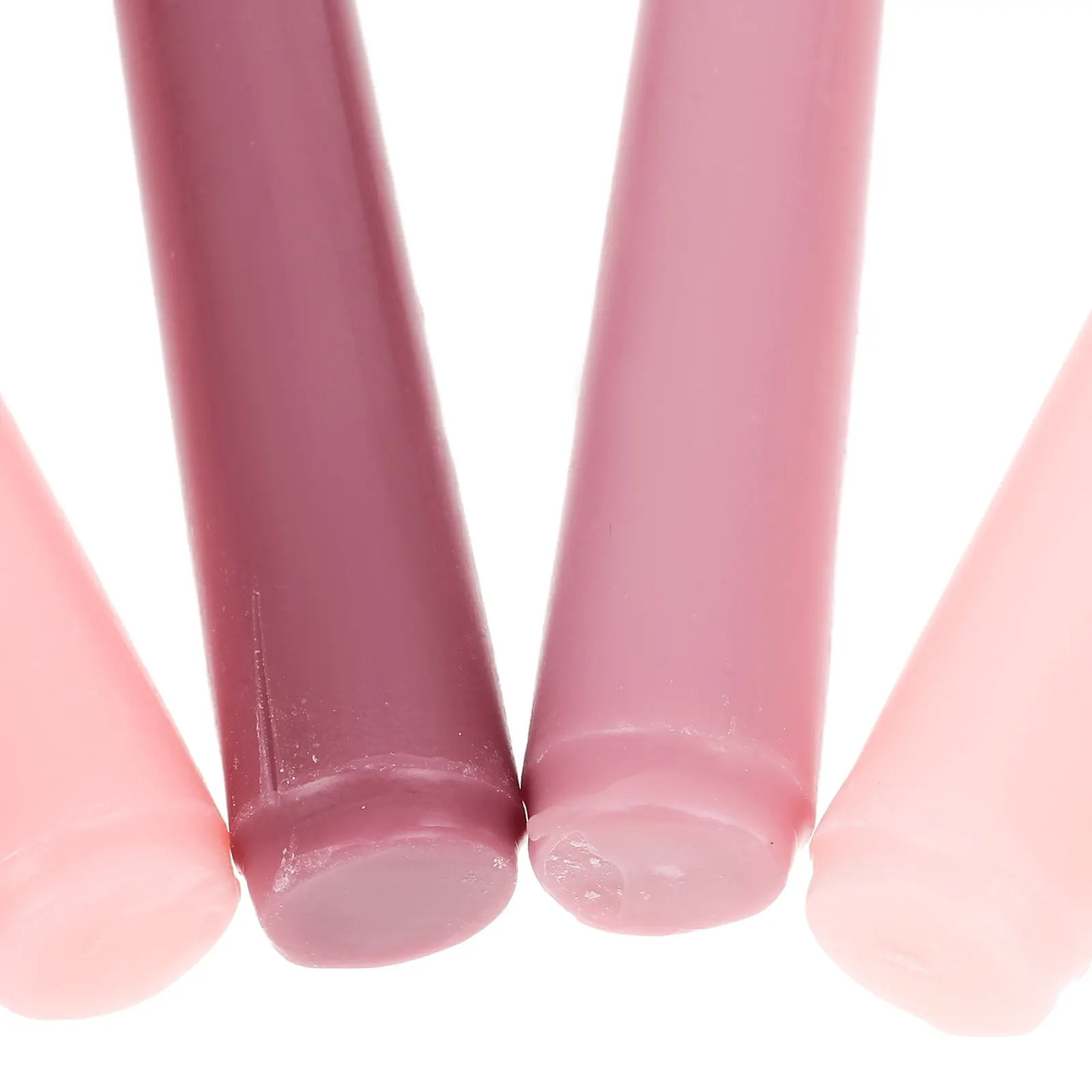 

4pcs Nordic Morandi Gradient Long Pole Scented Candles - Smokeless Rose Fragrance Romantic Taper Candles for Wedding, Party