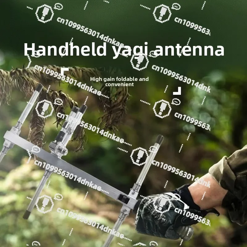 Handheld Yagi Antenna UHF High Gain Directional Antenna, Folding Antenna