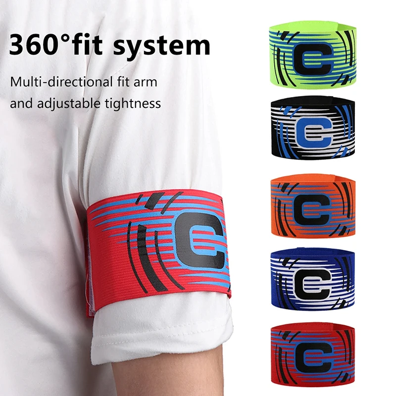 

1pc Football Captain Armband Adjustable Arm Band Leader Competition Soccer Player Captain Group Armband Brazalete Capitan Band